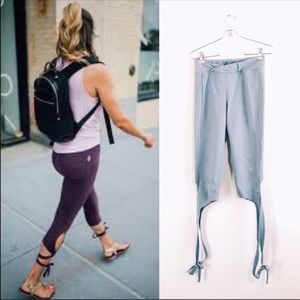 FREE PEOPLE movement turnout tie up leggings small
